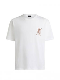 Etro - White Crew Neck T-Shirt (S)