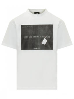 44 Label Group - White Crew Neck T-Shirt