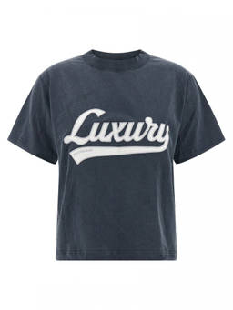 Balenciaga - Blue Embroidery T-Shirt (XS)