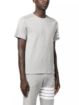 Thom Browne - Grey Crew Neck T-Shirts