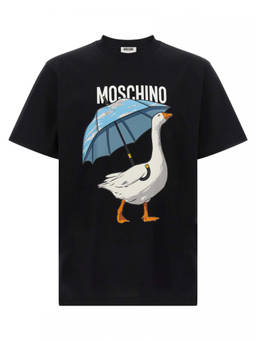 Moschino - Black Crew Neck T-Shirt