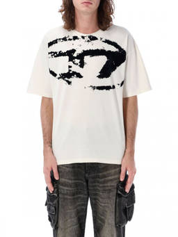 Diesel - White Crew Neck T-Shirt