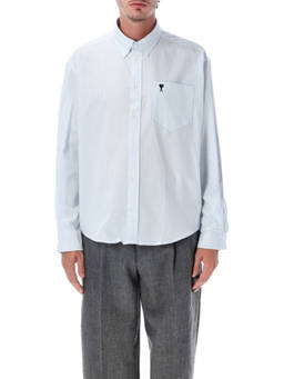AMI Paris - Light Blue Stripes Shirt