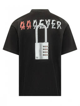 44 Label Group - Black Crew Neck T-Shirt