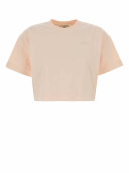Autry - Pink Crewneck Logo T-Shirt