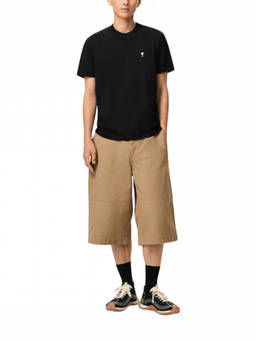 AMI Paris - Black Cotton T-Shirt