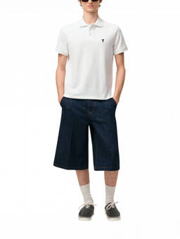 AMI Paris - White Cotton T-Shirt