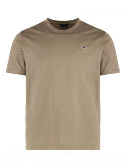 Paul & Shark - Beige Crew Neck Logo Patch T-Shirt (2XL)