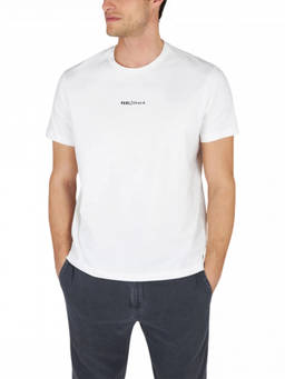 Paul & Shark - White Crewneck Logo T-Shirt