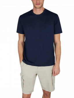 Paul & Shark - Navy Crewneck Logo T-Shirt