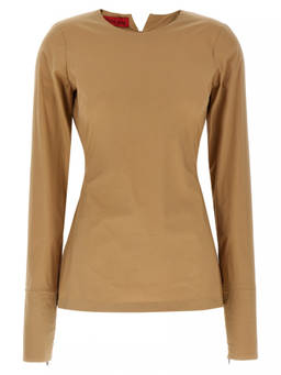 THE LATEST - Beige Terry T-Shirt
