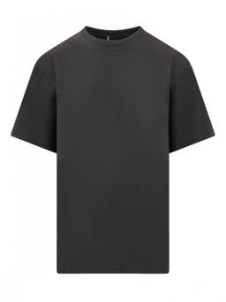 Armarium - Black Solid Crew Neck T-Shirt (M)
