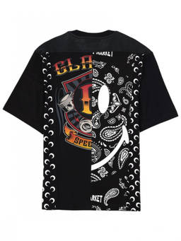 Marine Serre - Black Graphic Print T-Shirt