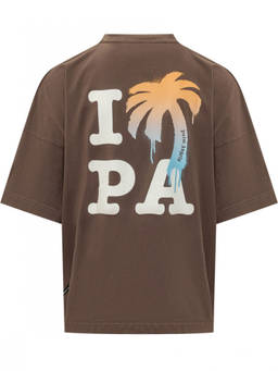 Palm Angels - Dark Brown Crew Neck T-Shirt (XS)