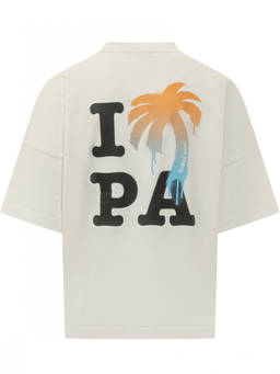 Palm Angels - Off White Short Sleeves T-Shirt