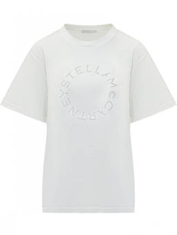 Stella McCartney - White Logo Crew Neck T-Shirt