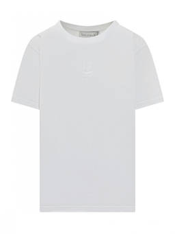 Ludovic de Saint Sernin - White Logo Crew Neck T-Shirt (S)