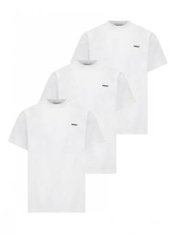 Ambush - White 3 Pack Logo Crew Neck T-Shirt