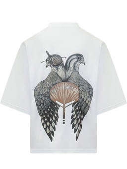 MORDECAI - White Crew Neck T-Shirt
