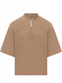 MORDECAI - Brown Round Neck T-Shirt
