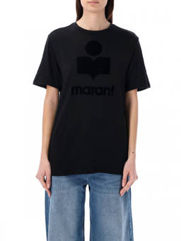 Marant Etoile - Black Linen Zewel T-Shirt (XS)