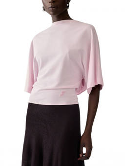 JACQUEMUS - Pink Solid Round Neck T-Shirt (XS)