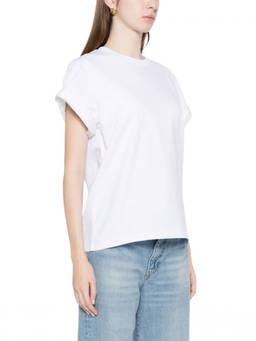 Victoria Beckham - White Solid Crew Neck T-Shirt (L)