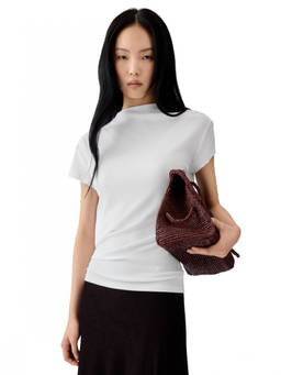 JACQUEMUS - White Crew Neck T-Shirt (S)