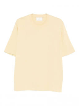 AMI Paris - Beige Crew Neck T-Shirts