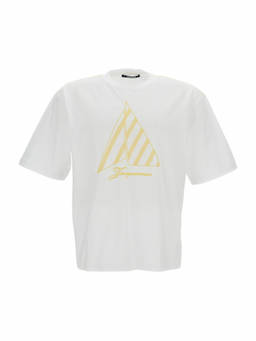 JACQUEMUS - White Crew Neck T-Shirts