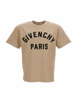 Givenchy - Beige Crew Neck T-Shirt