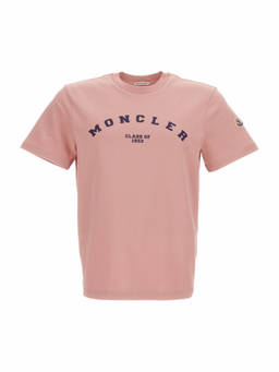 Moncler - Light Pink Logo T-Shirt (S)