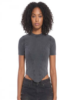 Balenciaga - Grey Crew Neck T-Shirt (M)