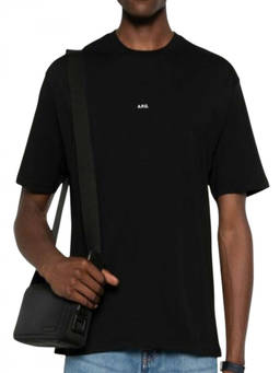 A.P.C. - Black Logo Crew Neck T-Shirt