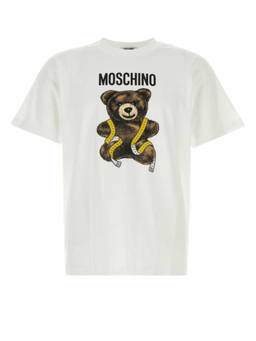 Moschino - White Crew Neck T-Shirt
