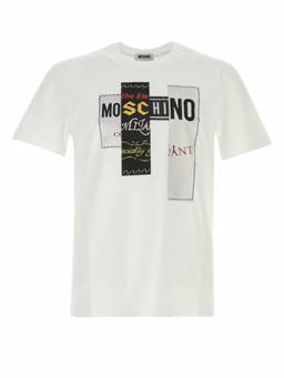 Moschino - White Crew Neck T-Shirt