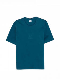 C.P. Company - Blue Logo T-Shirt (S)