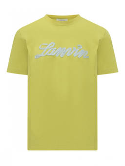 Lanvin - Yellow Crew Neck T-Shirt