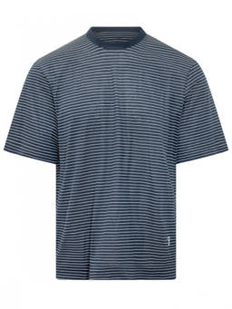 AMI Paris - Blue Crew Neck T-Shirt (S)