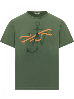 JW Anderson - Green Crew Neck T-Shirt