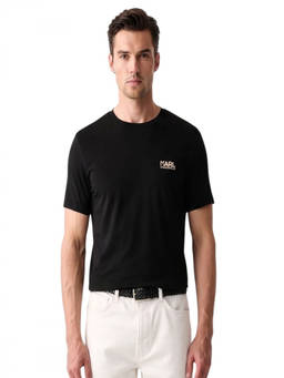 Karl Lagerfeld - Black Logo Print T-Shirt