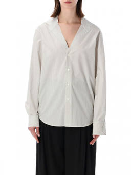 MM6 Maison Margiela - White Stripes Polo T-Shirt