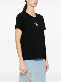 Stella McCartney - Black Crewneck Logo T-Shirt (L)
