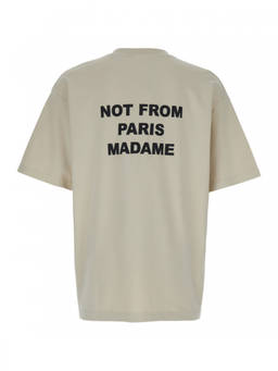 Drole De Monsieur - Beige Crew Neck T-Shirts