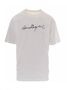MM6 Maison Margiela - White Crew Neck T-Shirt