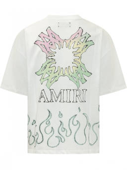 Amiri - White Crew Neck T-Shirts