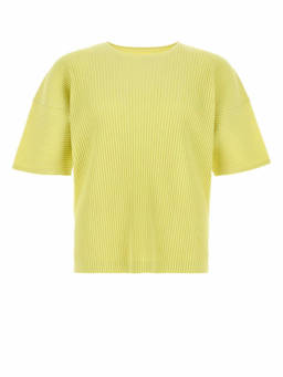 Issey Miyake - Yellow Round Neck T-Shirts