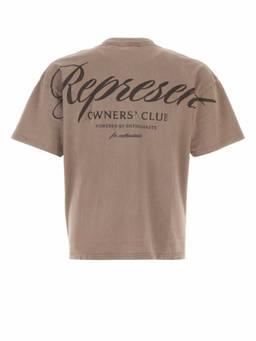 REPRESENT - Brown Crew Neck T-Shirts