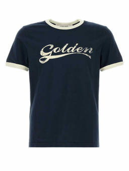 Golden Goose - Blue Crew Neck T-Shirt