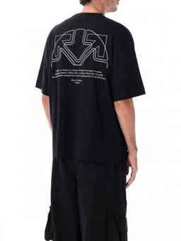 OFF-WHITE - Black Crew Neck T-Shirt